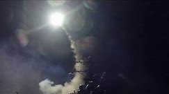 New video of U.S. launching missile attack on Syria