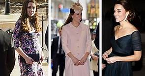 Watch the Duchess of Cambridge's royal baby bump grow