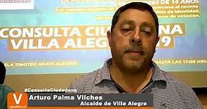 Arturo Palma; Alcalde de Villa Alegre, entrega detalles de la #CONSULTACIUDADANA