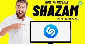 How to install Shazam on PC / Laptop ✅