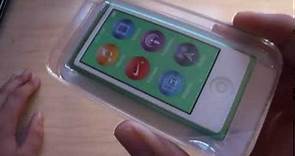 Unboxing: Apple iPod Nano 7th Generation (16GB, Green)