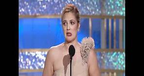 Drew Barrymore Wins Best Actress TV Movie - Golden Globes 2010