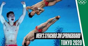 Full Men's Synchronised 3m Springboard Diving Final at Tokyo 2020!