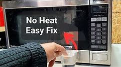 How To Fix Microwave Doesn't Heat, Microwave Works But No Heat, Easy Fix
