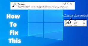 How to Change the Language of Windows If Only One Language is Supported