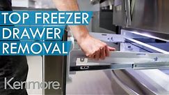 How to Remove the Top Freezer Drawer