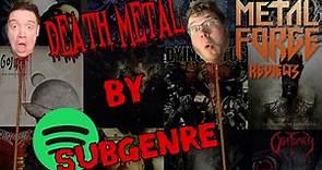 BEST Death Metal Albums Ever by Subgenres - Nothing but BRUTALITY!