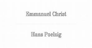 Emanuel Christ (Christ & Gantenbein) x Hans Poelzig ; The Difficult Double