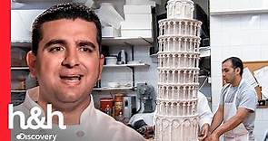 Buddy replica la Torre de Pisa en asombroso pastel inclinado | Cake Boss | Discovery H&H