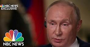 In NBC News Exclusive, Putin Responds To Biden Calling Him A ‘Killer’