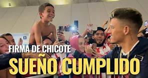 🥹 CONMOVEDOR: CHICOTE Calderón CUMPLE el SUEÑO de un NIÑO antes del CHIVAS vs Puebla