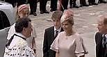 Princess Anne, Prince Edward and Sophie Wessex arrive at St Pauls