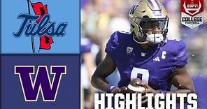 Tulsa Golden Hurricane vs. Washington Huskies | Full Game Highlights