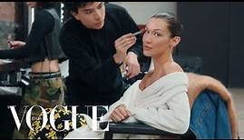 Bella Hadid: una giornata con la modella sul set del nuovo numero di Vogue Italia