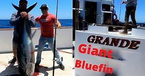 Part 2 Full Day Giant Bluefin Tuna Grande Sportfishing H&M Landing Point Loma San Diego Ca San Diego