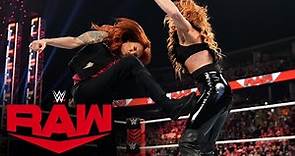 Lita hits Becky Lynch with a Twist of Fate: Raw, Feb. 7, 2022