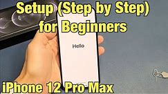 iPhone 12 Pro Max: How to Setup (step by step) for Beginners