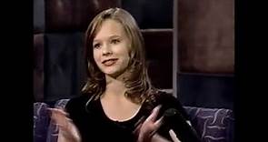 Thora Birch on Late NIght August 15, 1996
