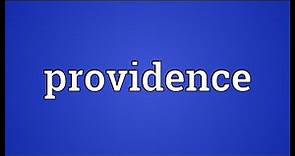 Providence Meaning