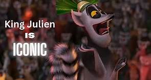 king julien being iconic for 4 minutes straight