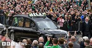 Billy McNeill funeral: Fans and football greats pay respects to Celtic legend