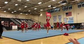 McLean High School Varsity Cheer Regionals 2021 (Freshman year)