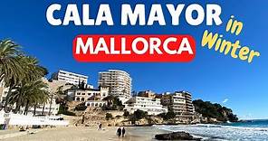 Mallorca's best beach in winter: Cala Mayor, Majorca, Spain