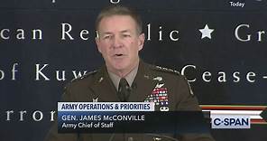 General James McConville on Army Operations and Priorities