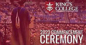 King's College 2023 Commencement Ceremony
