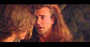 Excerpt from the movie Brave Heart. Mel Gibson. Sophie Marceau
