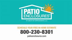 Patio Enclosures Can Help!