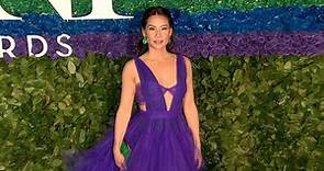 Lucy Liu in striking purple gown at the 73rd Annual Tony Awards