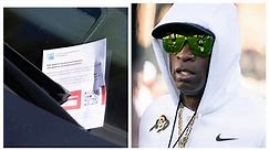 Deion Sanders Is Not Above The Law, As Parking Ticket On White La