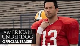 American Underdog (2021 Movie) Teaser Trailer - Zachary Levi, Anna Paquin, and Dennis Quaid