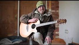 Former rock star Mervyn Spence with a message and a protest song for Nationwide
