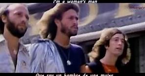 Bee Gees - Stayin' Alive [Lyrics y Subtitulos en Español] Video Official