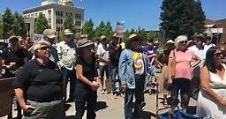 Press Democrat - Local residents gather at Santa Rosa’s...