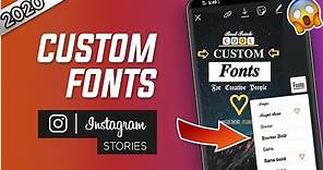 Best way to Add Custom Fonts in Instagram Stories Without Leaving The App