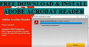 Download and Install Adobe Reader for Windows 10