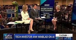 Tech investor Ann Winblad discusses A.I. advances, Apple and more from 2023 Berkshire meeting