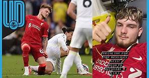 Harvey Elliot sufre escalofriante lesión con el Liverpool