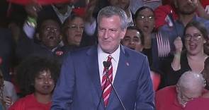 Mayor De Blasio Victory Speech