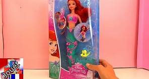 Poupée Arielle la petite sirène avec de l’eau magique Review français – ariel mermaid toys
