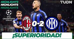 HIGHLIGHTS | Milán 0-2 Inter | UEFA Champions Leahue 2022/23 Semis | TUDN