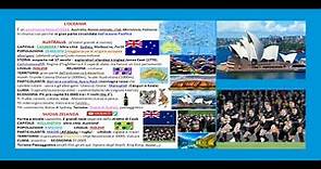 🌏 L'OCEANIA: 🇦🇺 AUSTRALIA 🇳🇿 NUOVA ZELANDA - riassunto semplice geografia