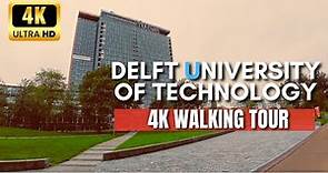📚 Delft University of Technology Outdoor Walk📊 [4K UHD/60fps]