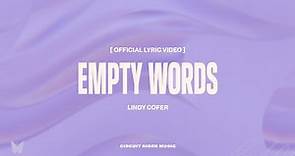 Lindy Cofer - Empty Words (Official Lyric Video)