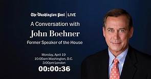 A Conversation with John Boehner