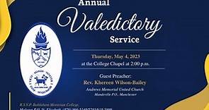 Annual Valedictory Service- Bethlehem Moravian College
