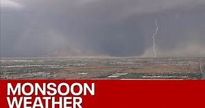 Monsoon weather in the Phoenix area